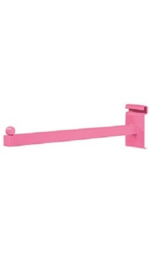 Lot of 6 Wire Grid 12″ Slat Gridwall Ball Straight Faceout Fixture Hot Pink