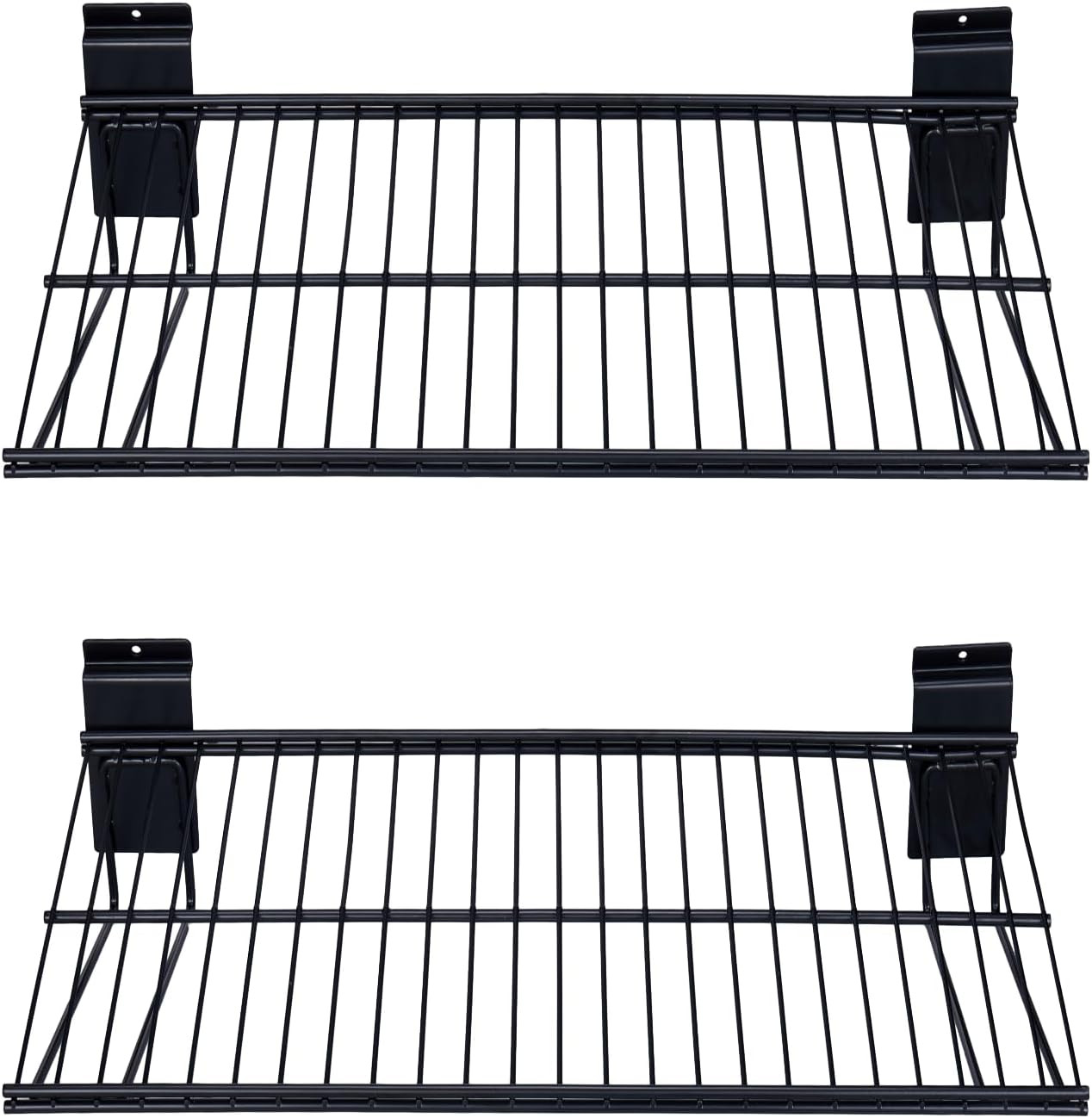 16 Inch Width Slatwall Accessories, Heavy Duty Gargage Storage Slatwall Shelves