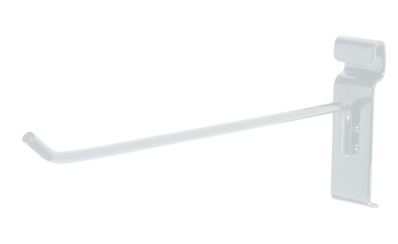 10″ Wire Slat Grid Hooks Hook Pegs Gridwall 50 White 6mm Tubing 3″ On Center