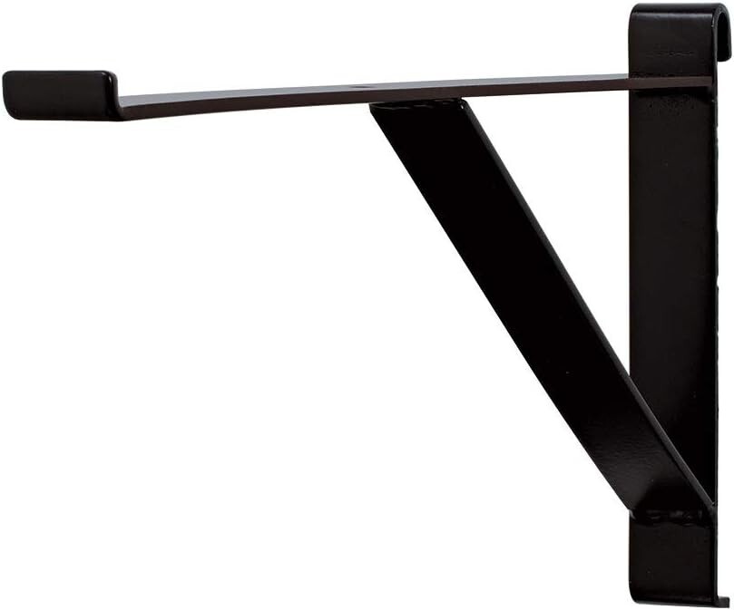 Lot of 10 Slatwall 12″ Shelf Brackets Black Lip Retail Shelving Display Bracket