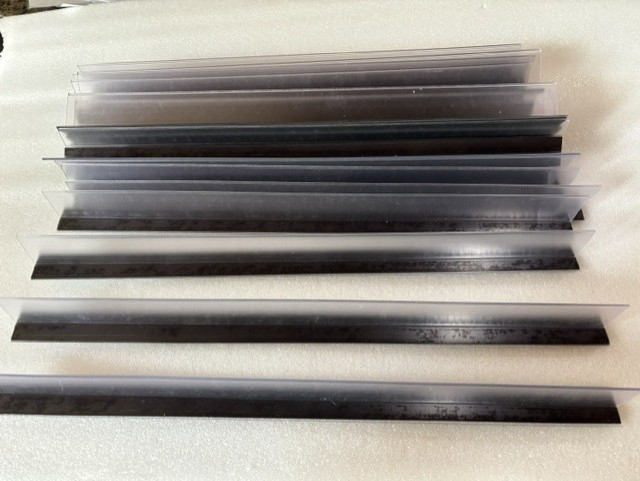 21 Siffron 18″ x 1.5” Plastic Shelf Merchandise Dividers Magnetic T Base New