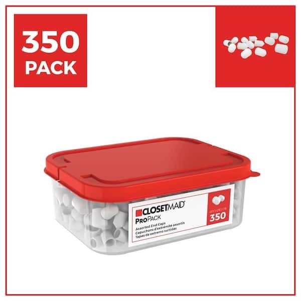 (350-Pk) ClosetMaid ProPack Wire Shelving End Caps Small and Large 2186600