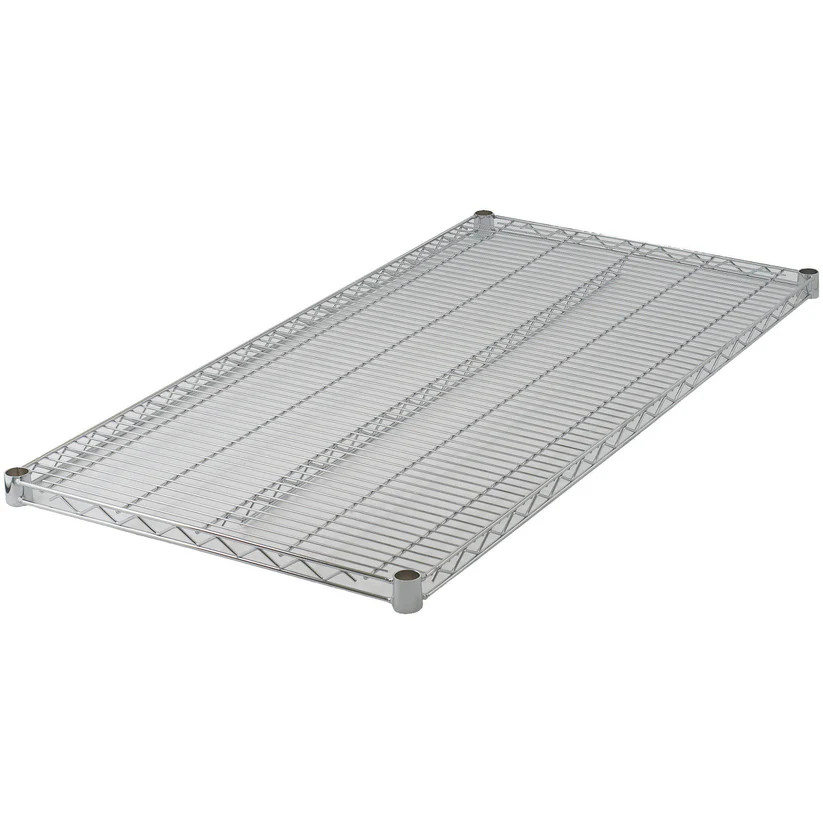 Back of House Shelving Wire Shelf Chrome Plated Heavy Duty Silver 24×60 Inch