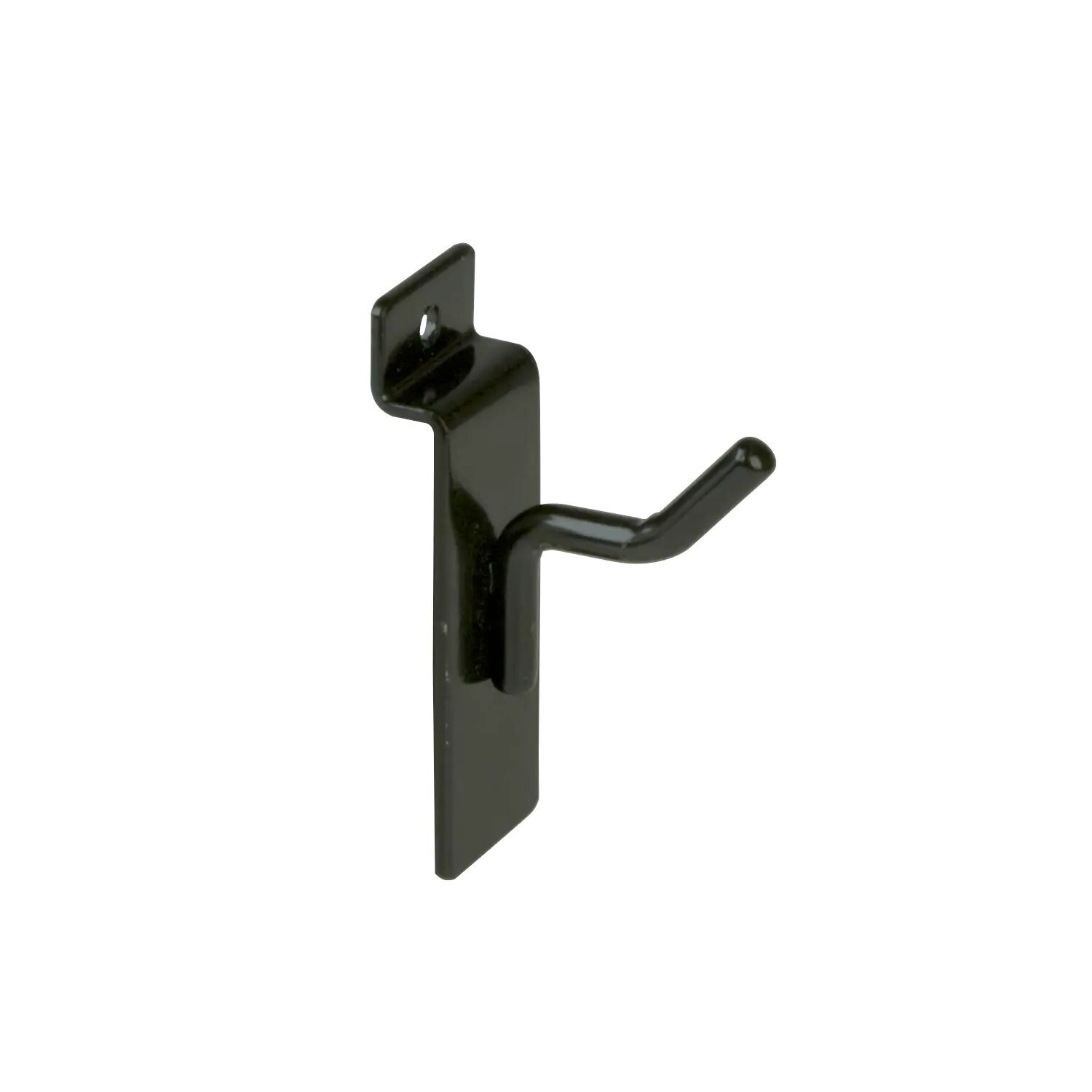 1″ Slatwall Black Peg Hooks Slat Wall Retail Display