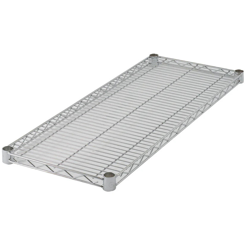 Back of House Shelving Wire Shelf Chrome Plated Heavy Duty Silver 14×60 Inch