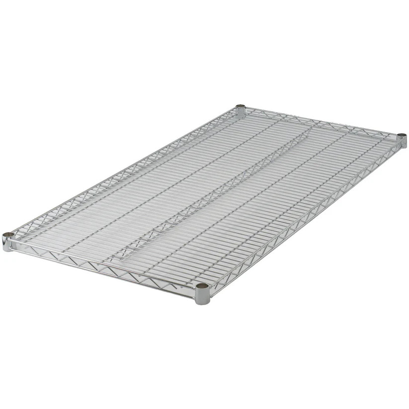 Back of House Shelving Wire Shelf Chrome Plated Heavy Duty Silver 21×48 Inch