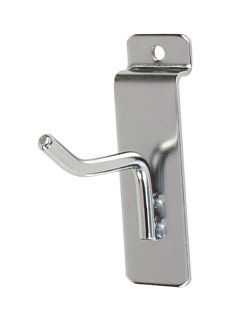 100 Chrome 2″ Slatwall Metal Peg Hooks Slat Wall Display 6mm Diameter Tubing