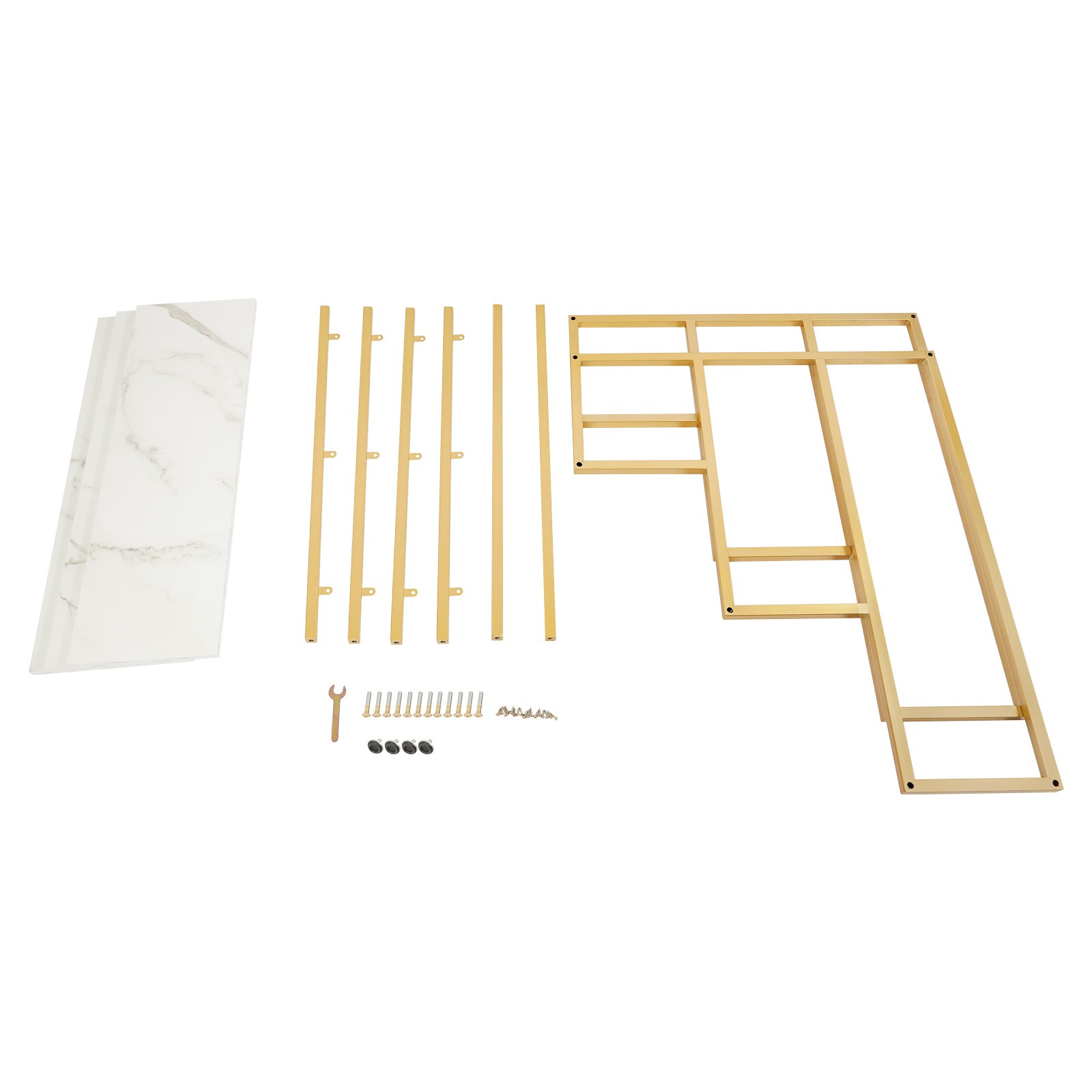 3 Tier Retail Shoe Handbag Display Stand Double Side Clothing Shop Display Table