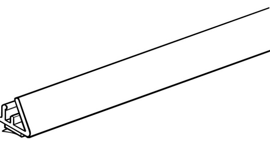 Shelf Divider Front Fence – Contoured 3/4″- 5 pieces