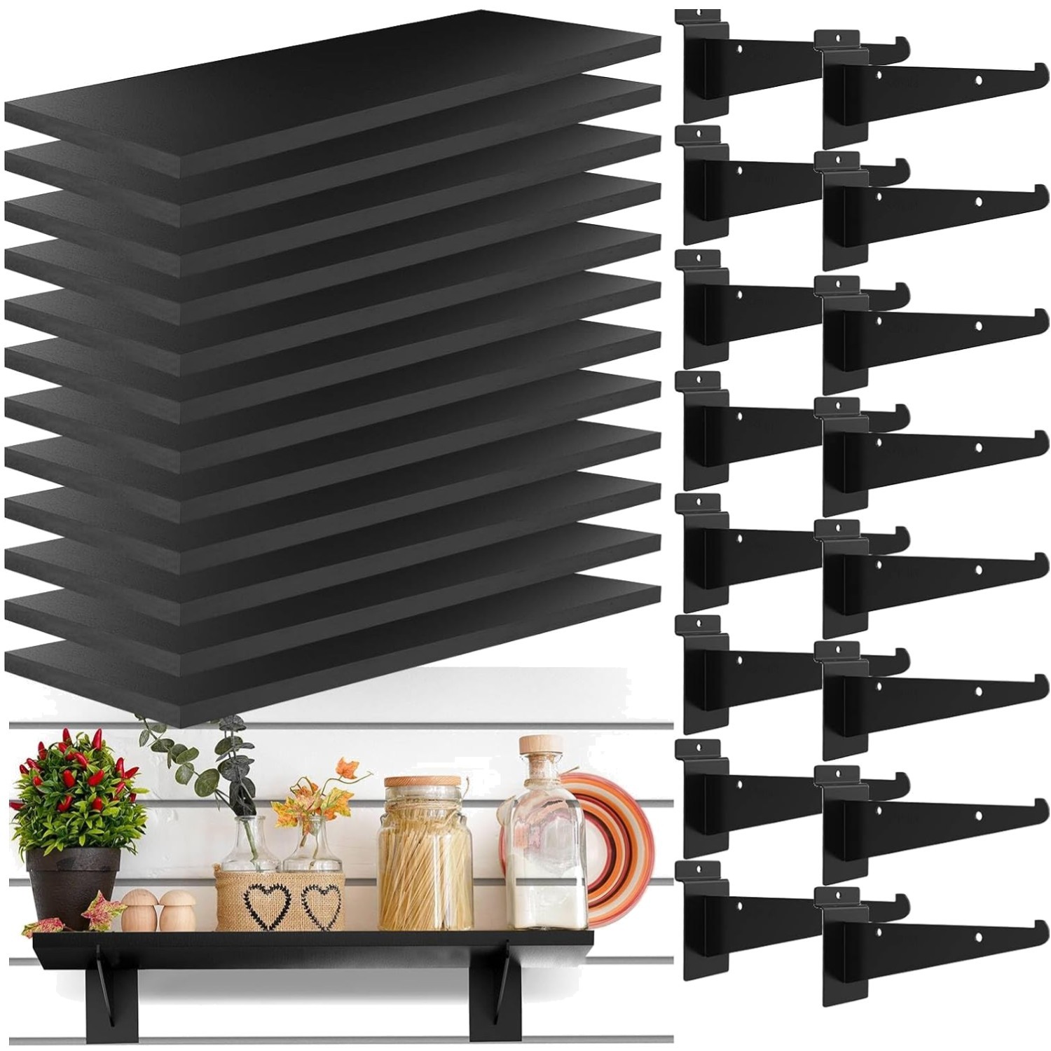 Heavy Duty Garage Organizer Kit – 12 Shelves