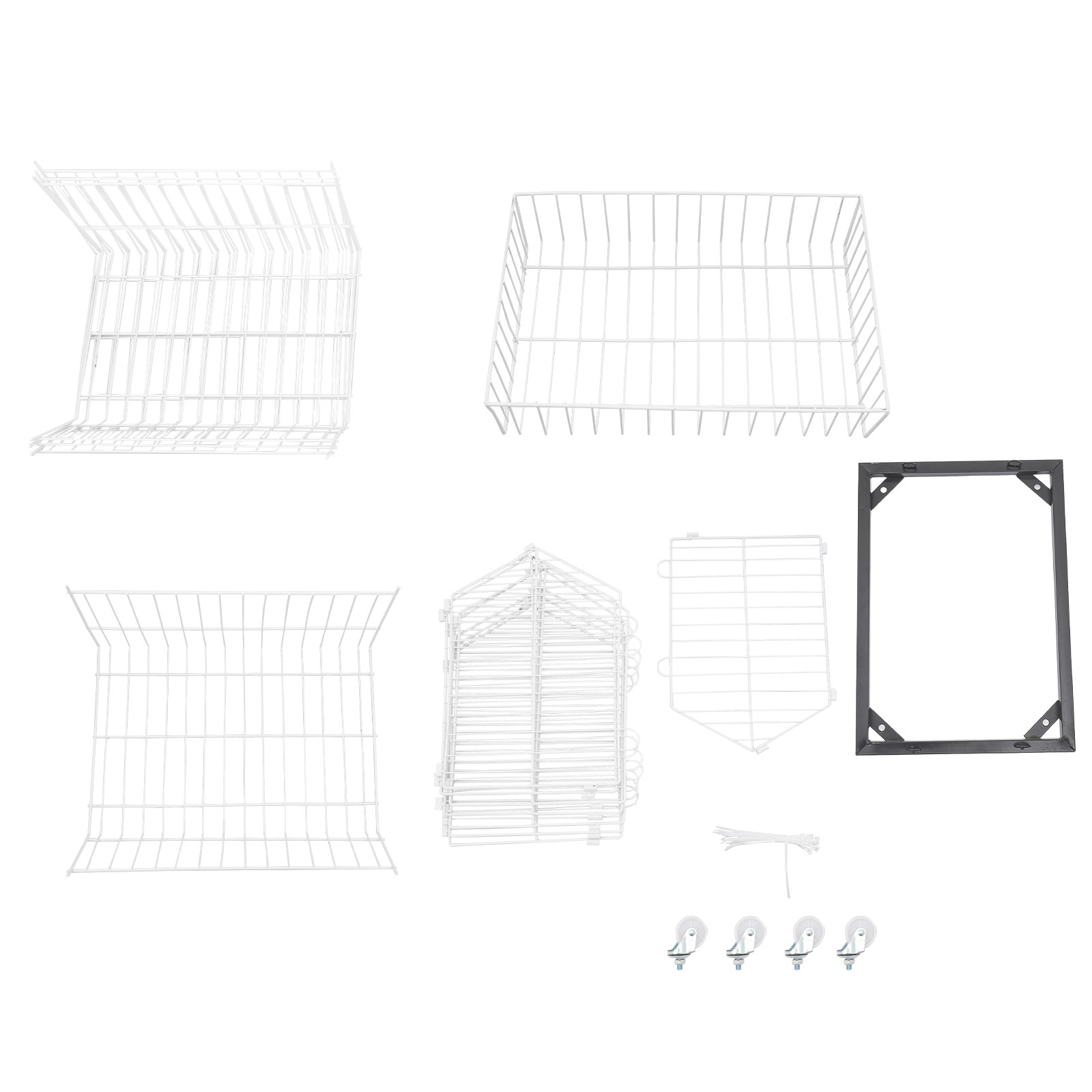 5 Tier Display Rack For Supermarket Kitchen Vegetable Storage Basket Shelving