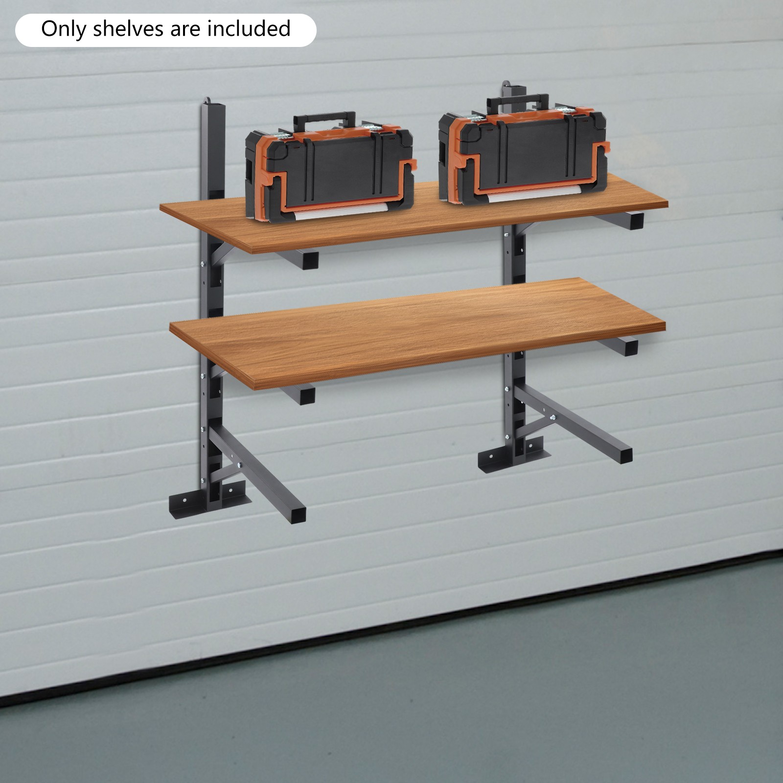 2Pcs Shipping Container Shelf Brackets 3 Tiers Cargo Containing Shelving Shelf