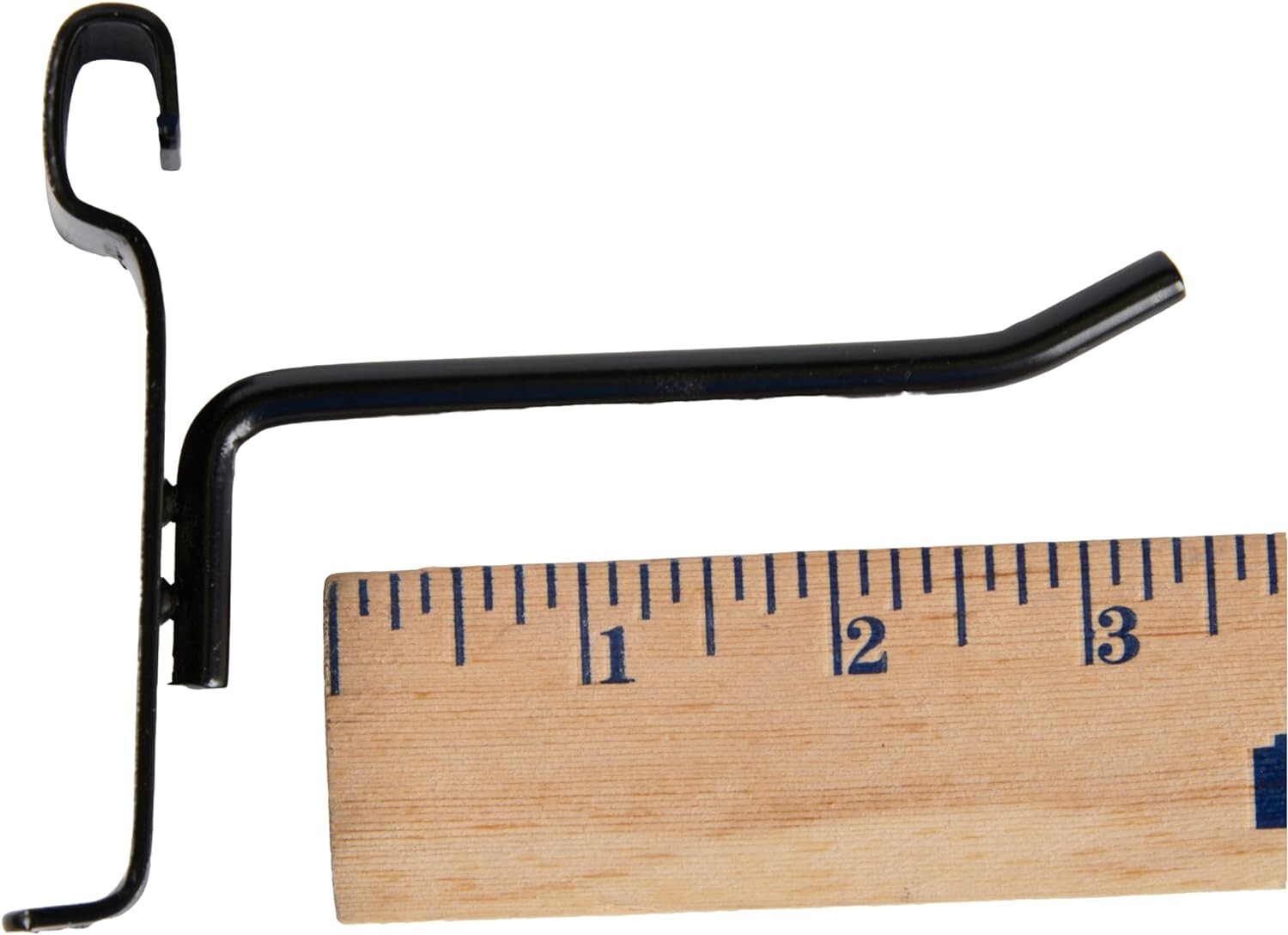 4″ Wire Slat Grid Hooks Hook Pegs Gridwall 100 Black 6mm Tubing Retail Display