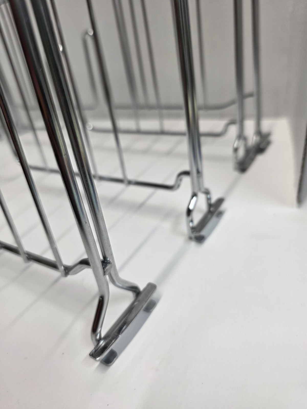 Wire Shelf Dividers 18″X 8″ Heavy Duty Chrome Metal Closet Organizer Lot Of 9