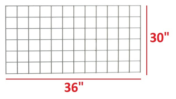 METRO 30″ X 36″ SMARTWALL GRID FOR SUPER ERECTA HEAVY-DUTY WIRE SHELVING *XLNT*