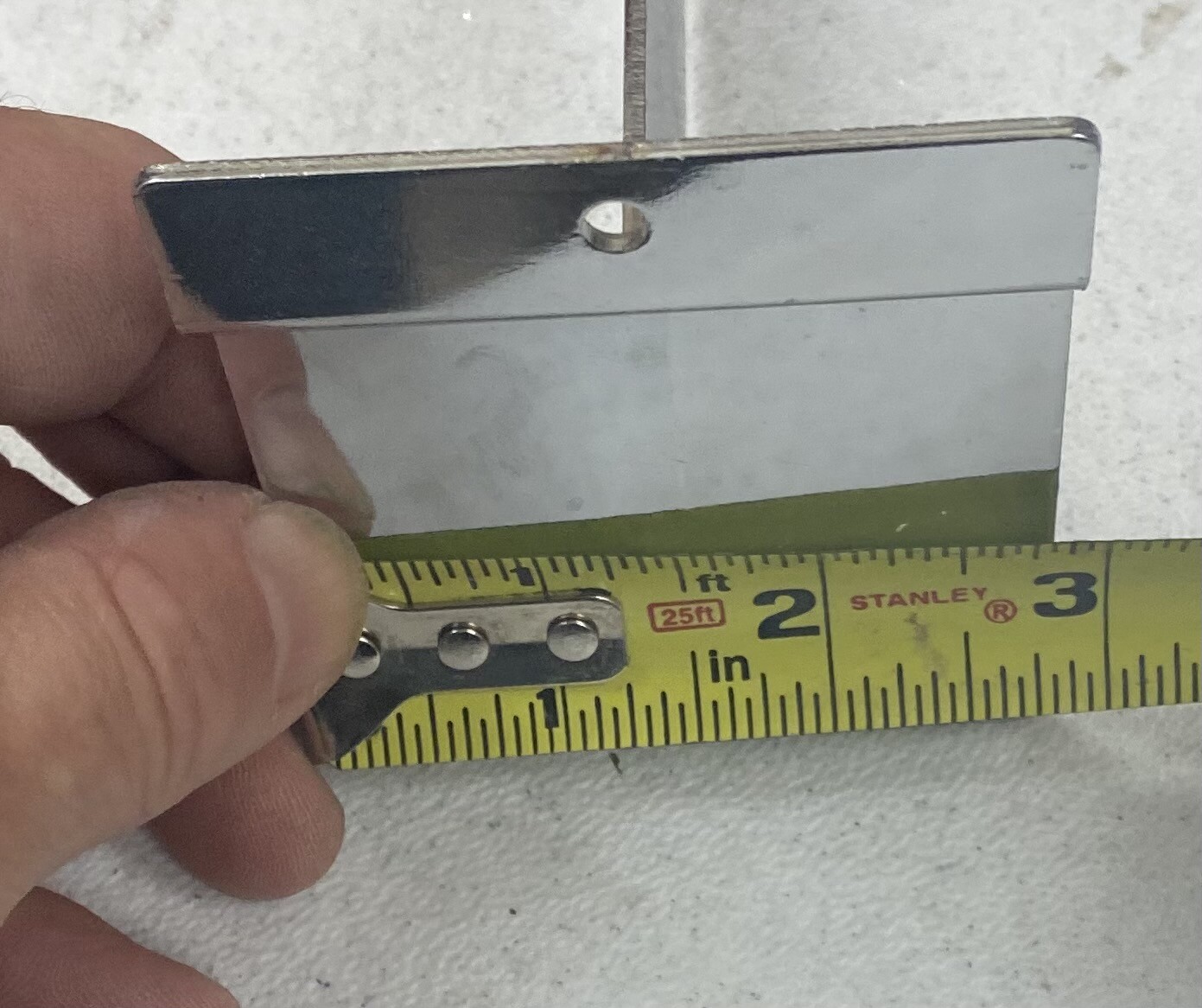 14″ Chrome Slatwall Shelf Knife Brackets With Lip – Lot of 20