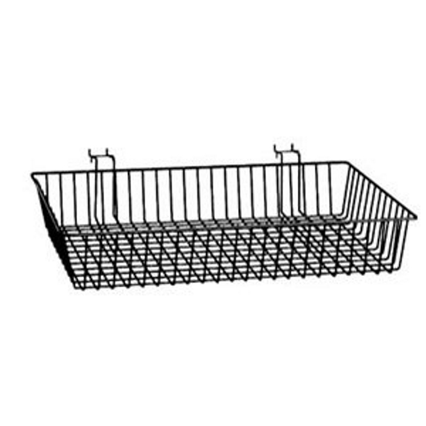 Baskets for Gridwall/Slatwall/Pegboard – BLACK 6 pcs