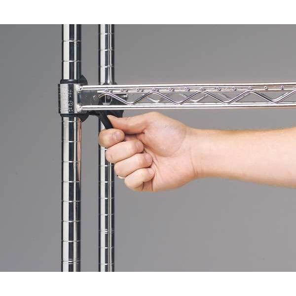Metro 9994Z Post Clamp, 1 1/4Inx1inx2 3/4In, Silver
