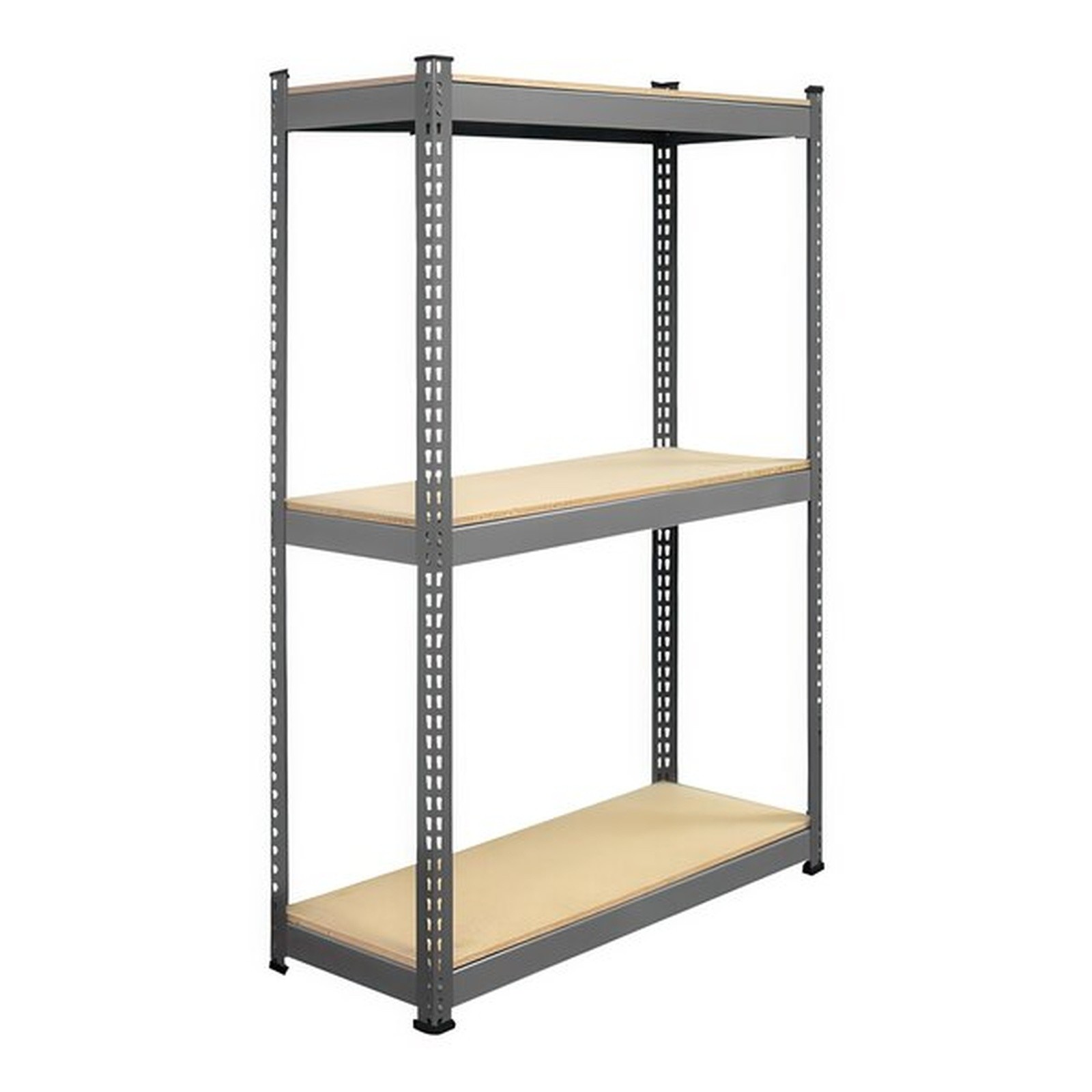 Interlake Mecalux 48″ x 30″ x 84″ Gray Heavy- Rivet Shelving w/ Panels U0207725