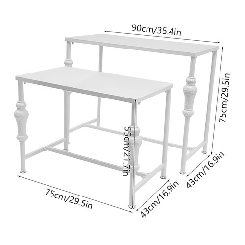 Industrial Retail Table Display Stand Bag Display Rack Shoes Rack Shelves