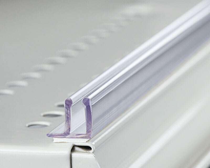 Kinter 7/16in. H X 1/2in. W X 47-3/4in. L Clear Fence Divider System Plastic