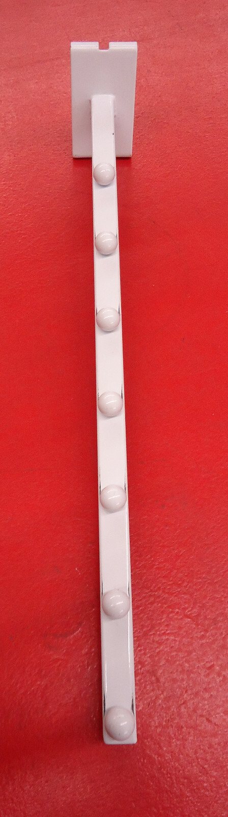 6 Ball Fadeout Waterfall Wire Grid White 17.5″