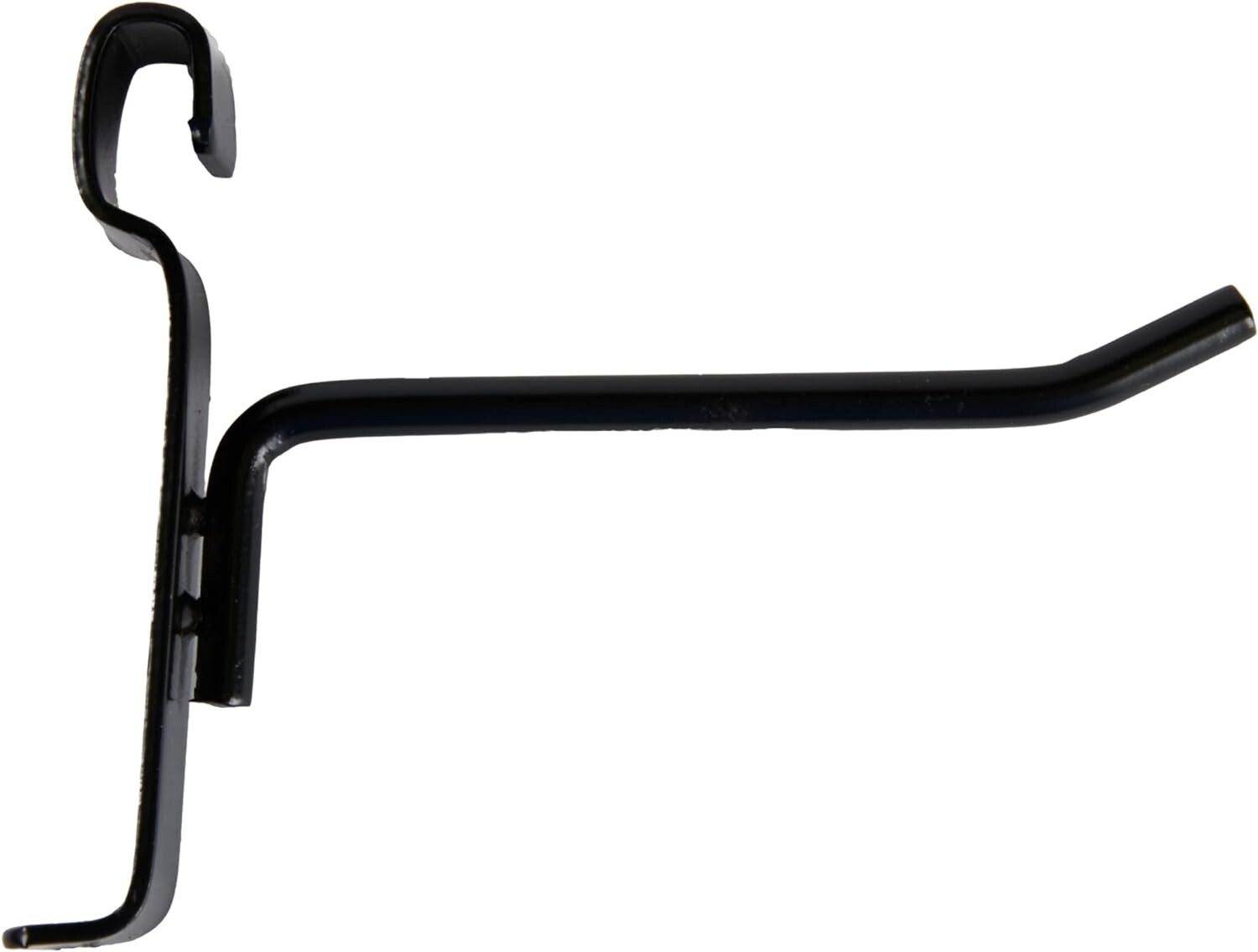 4″ Wire Slat Grid Hooks Hook Pegs Gridwall 100 Black 6mm Tubing Retail Display