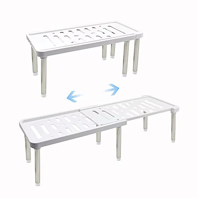 Extendable Shelving Unit (1 Piece) MultiPurpose Storage Rack Household Seasoning
