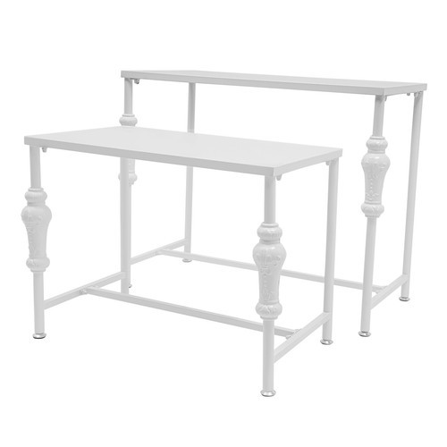 Industrial Retail Table Display Stand Bag Display Rack Shoes Rack Shelves
