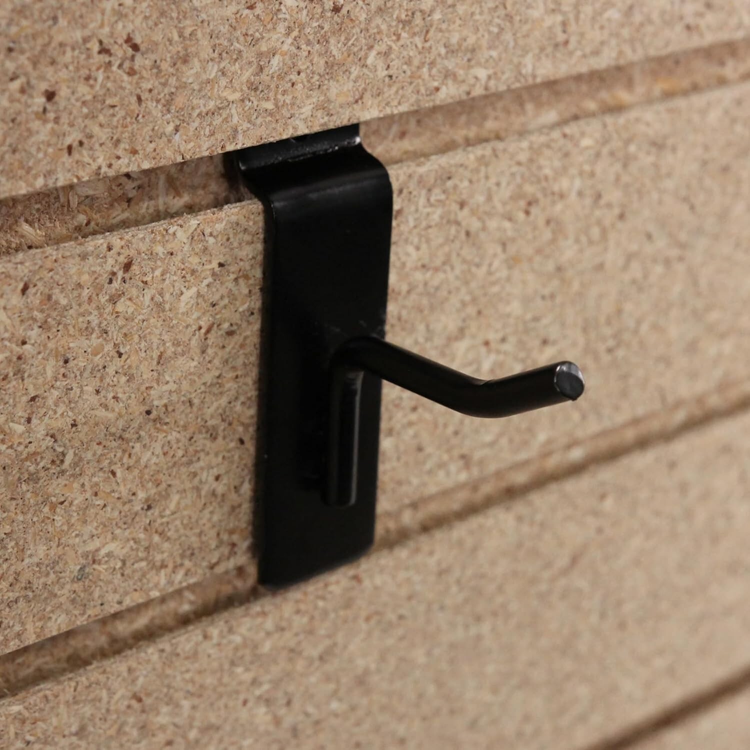 Slatwall Metal Peg Hooks 100 Black 2″ Slat Wall Display 6mm Diameter Tubing