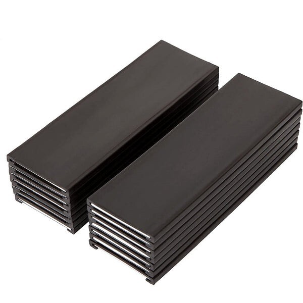 10X Magnetic Racking Shelving Label (100mm x 30mm) Incl. Plastic Cover & Paper