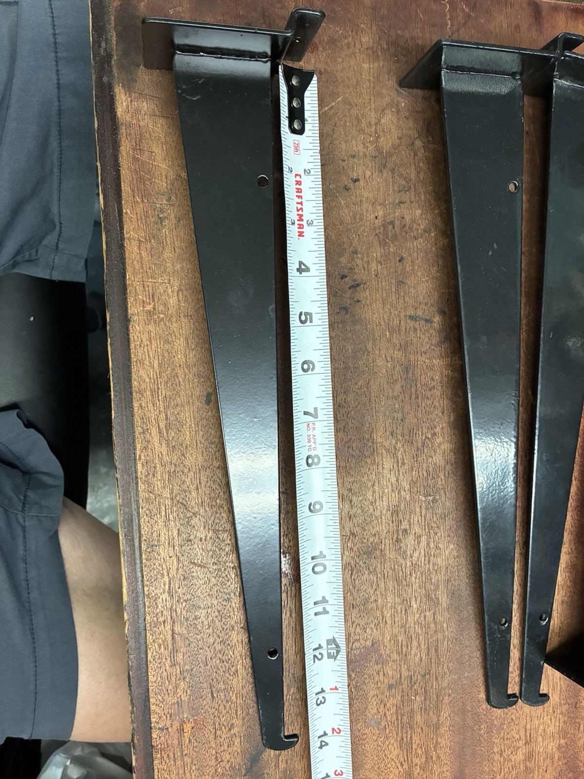 14 inch Slat Wall Shelf Bracket.