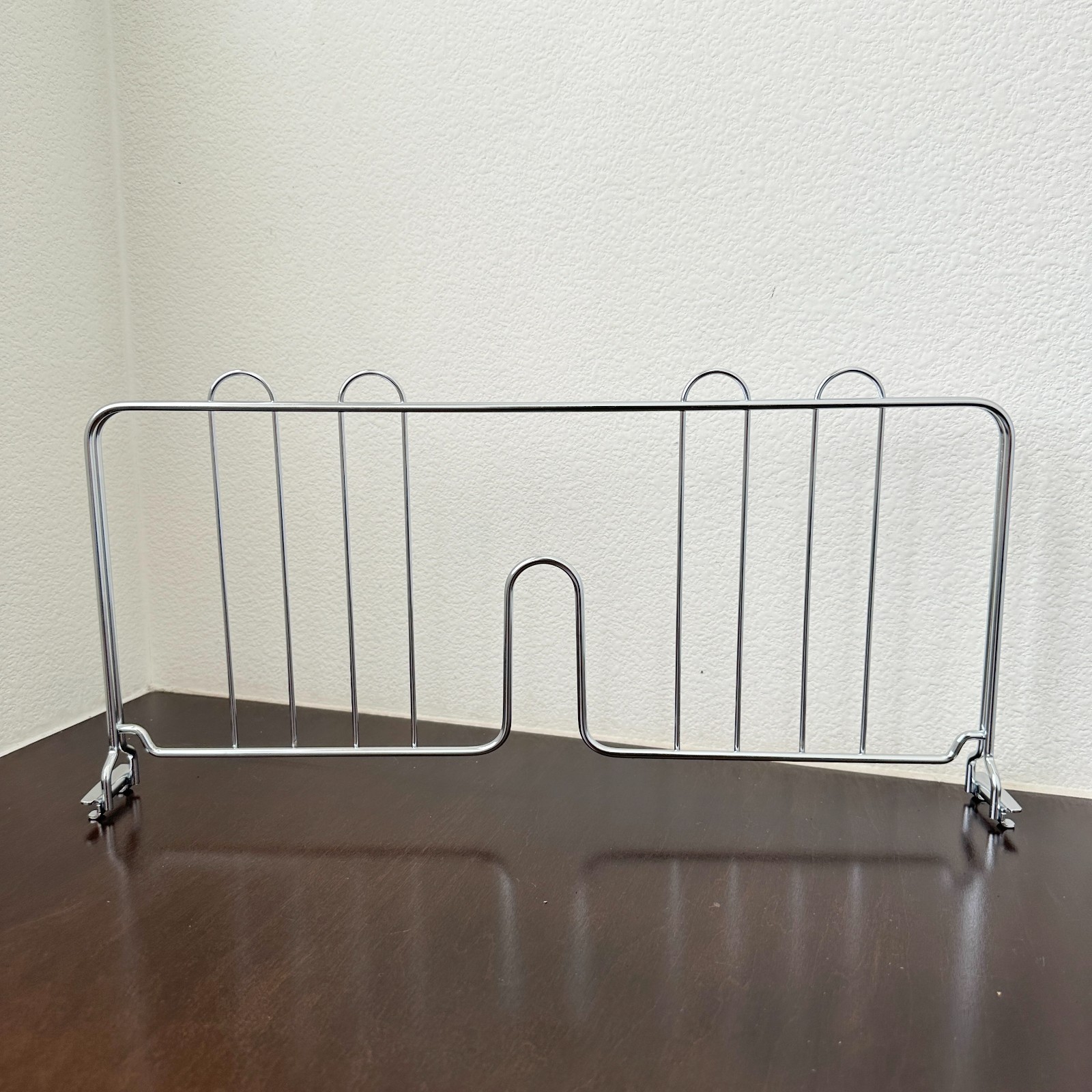 NEW IN BOX ULINE Wire Shelf Dividers 18″X 8″ Heavy Duty Chrome Metal Lot Of 15
