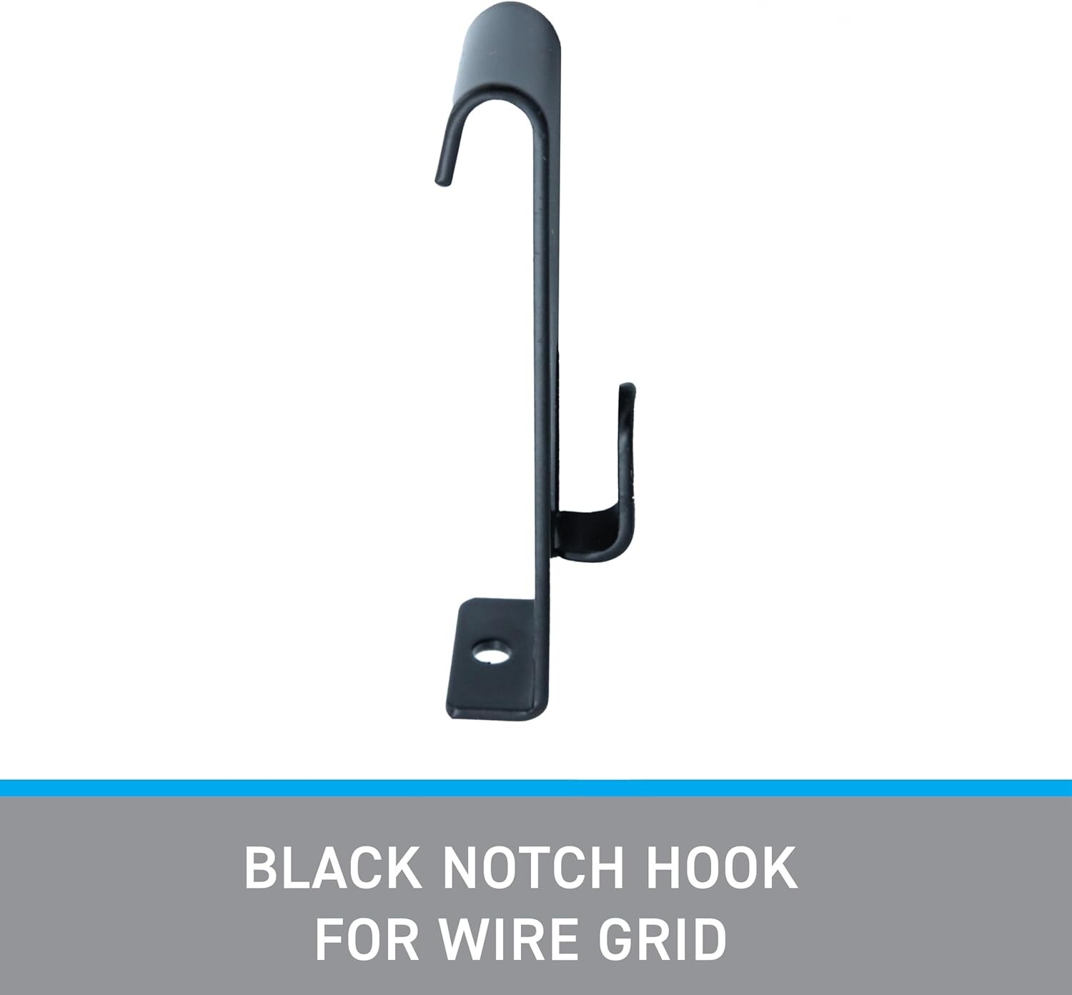 Lot of 100 Wire Grid Gridwall Notch Utility Hooks Black Framed Prints Pictures