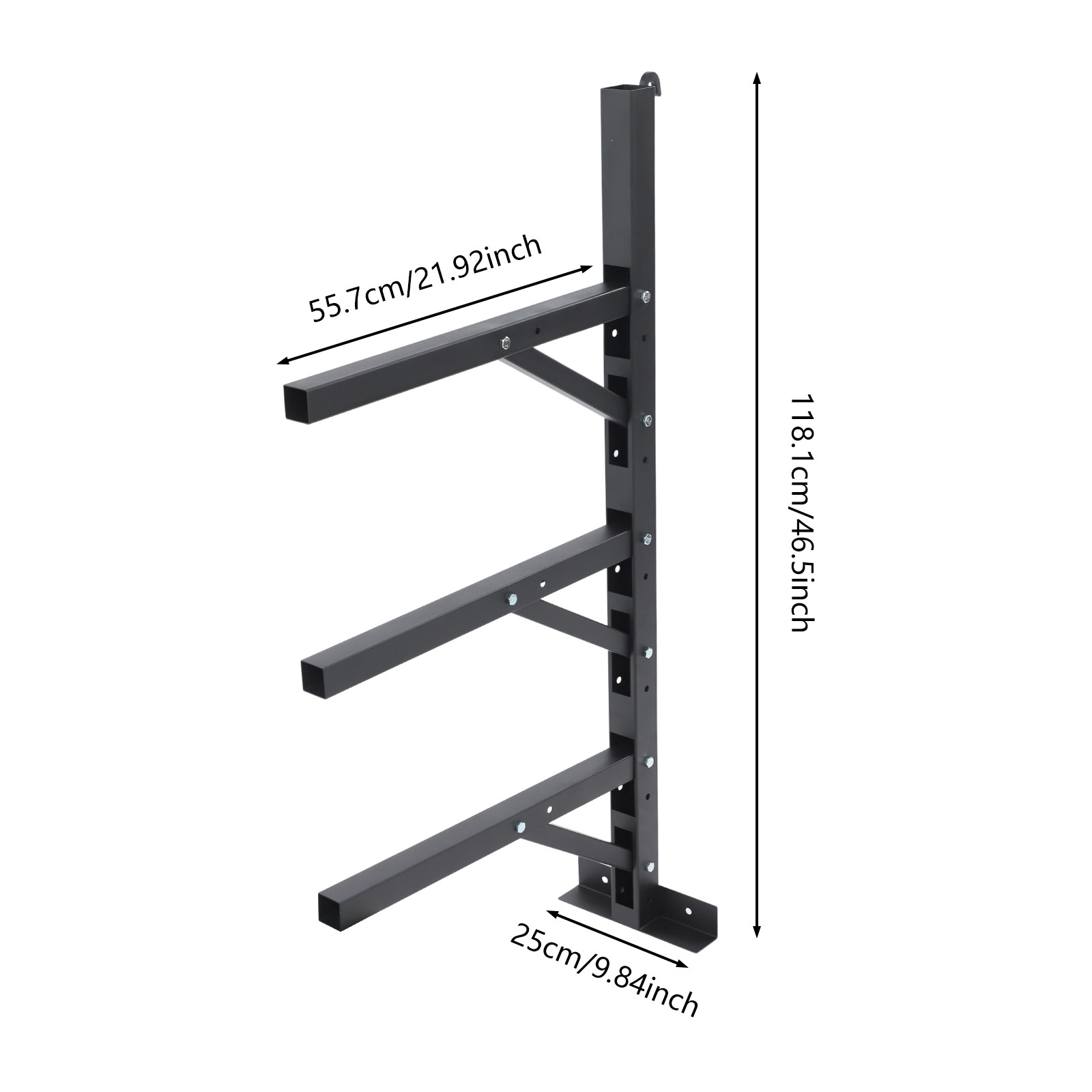 2Pcs Shipping Container Shelf Brackets 3 Tiers Cargo Containing Shelving Shelf