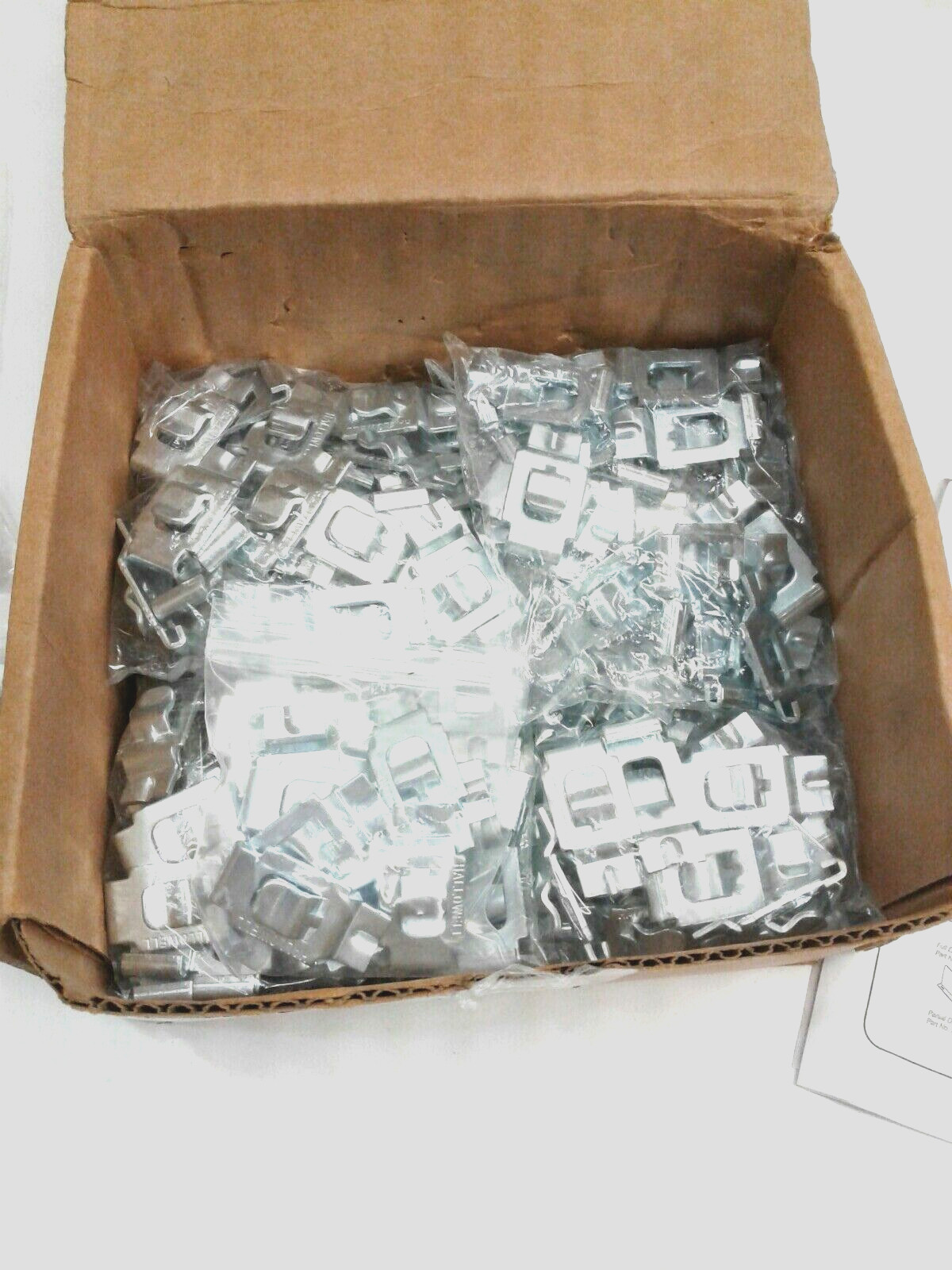 Hallowell Hi-Tech Steel Shelving Clips 5133,5120,5260 and Assorted Hardware