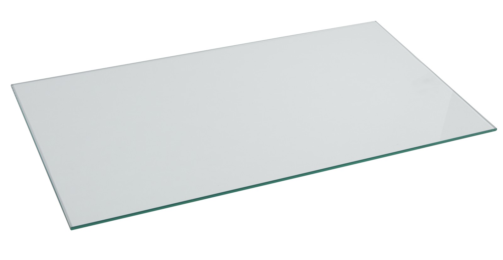 SSWBasics Tempered Glass Shelf – 14″W x 24″L x 3/16″ – Set of 2