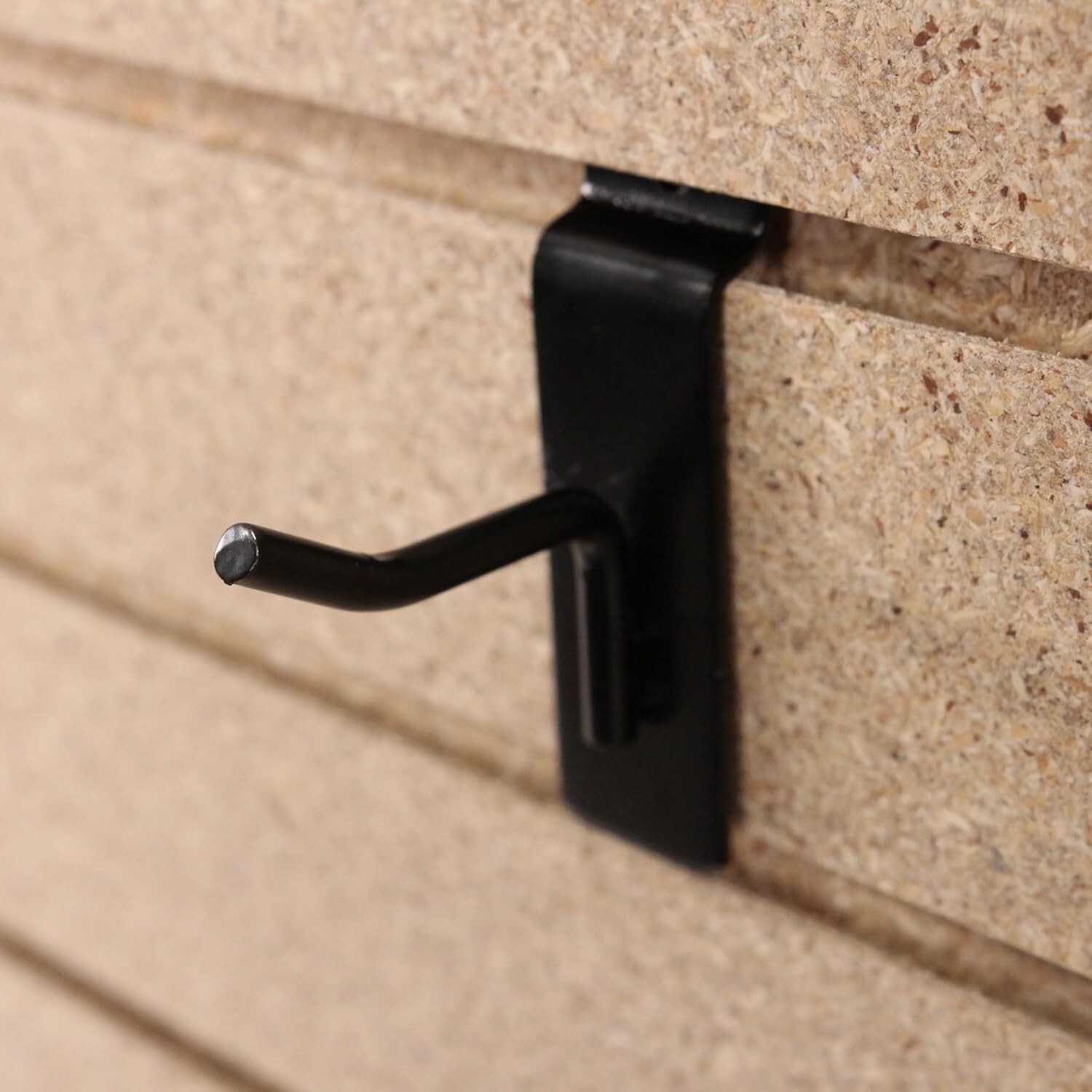 Slatwall Metal Peg Hooks 100 Black 2″ Slat Wall Display 6mm Diameter Tubing