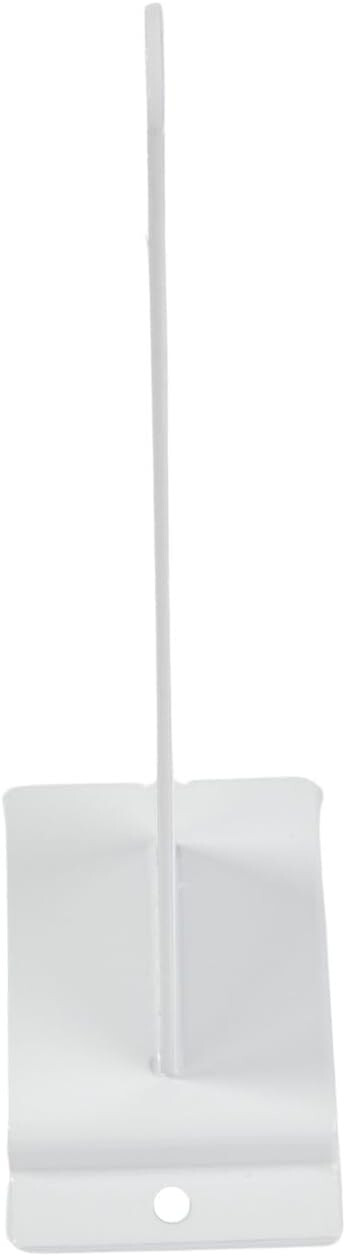 14″ 10″ 8″ Slatwall Knife Shelf Bracket White 30 lbs Weight Limit Pack of 6