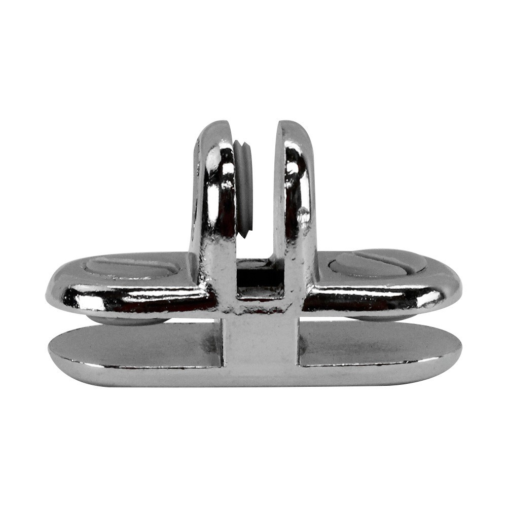 20 Pcs Chrome 3 Way Glass 3/16” Use Cubic Cubbie Connector Clip Tempered Glass