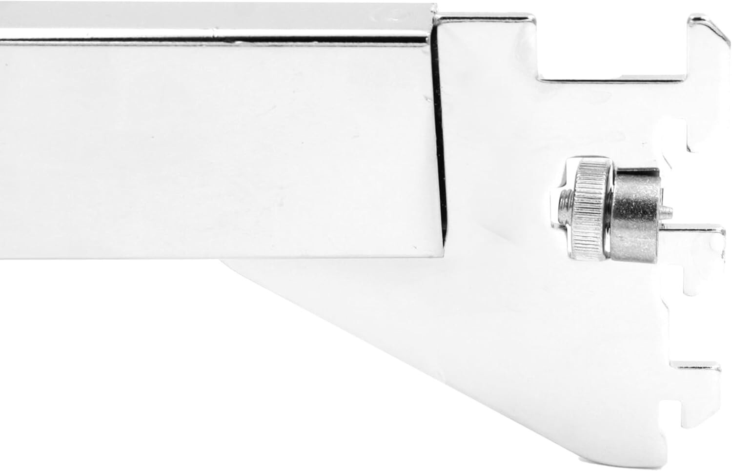 Lot of 4 12″ Chrome Dimensional Hangrail Bracket Out Rigger 1″ Slots
