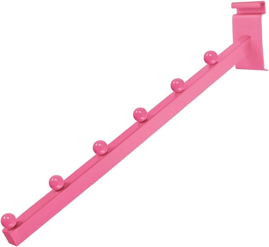 Lot of 10 Wire Grid Gridwall 6 Ball Waterfall Faceout Square Fixture Hot Pink