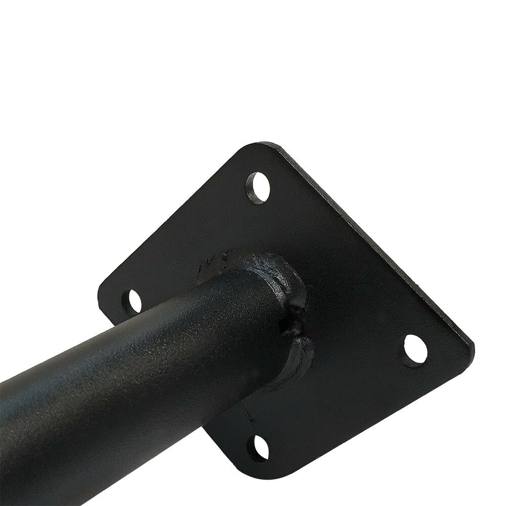 4 Pc Shelf Support Pipe Style Faceout For Wall Mounted 6″- 1/2 ” Pipeline Black