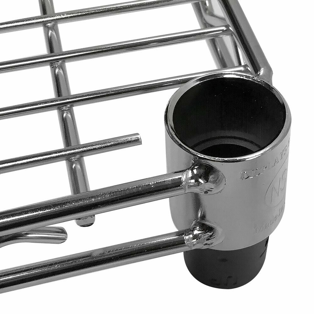 24”L x 18”W Metal Chrome Plated Wire Shelf Shelfing Rack Tier Layer Shelf