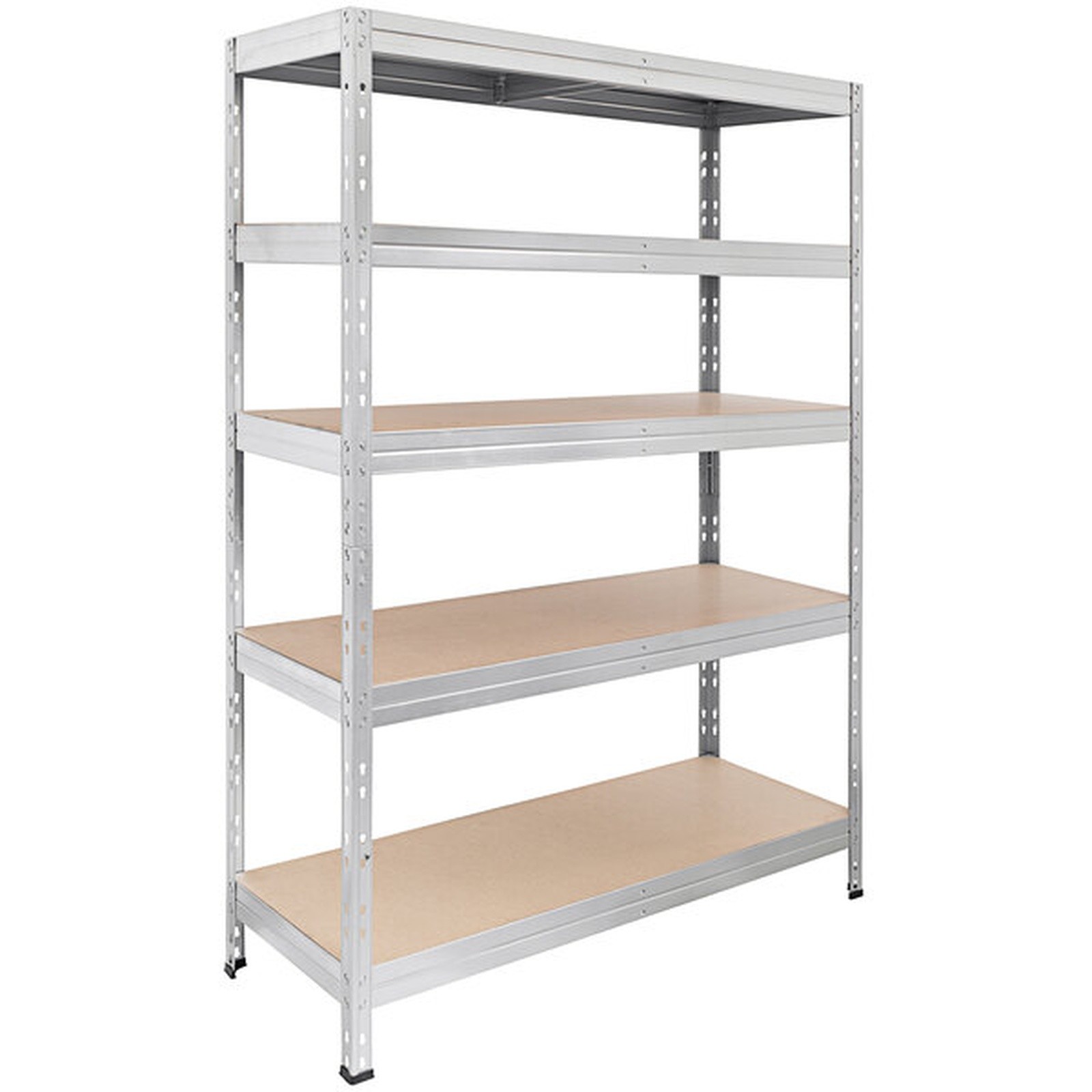 AR Shelving 16″ x 35″ x 71″ 5- Shelf Galvanized Boltless Fiberboard Shelving