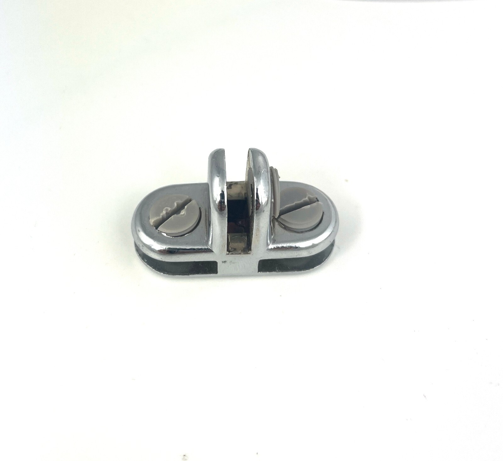 10 Pcs Chrome 3 Way Glass Cube Connector Clip 3/16″ Tempered Glass Shelf Clips