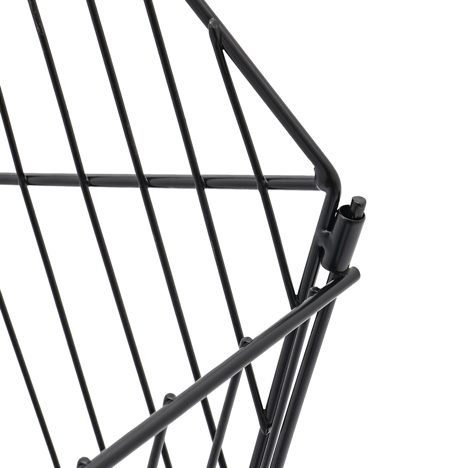 5 Tier Wire Grid Retail Display Shelf Merchandise Display Rack Stand 90*43*136cm