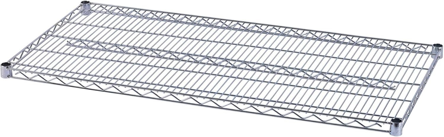 ALE Industrial Wire Shelving Extra Wire Shelves 48w x 24d Silver Case of 2