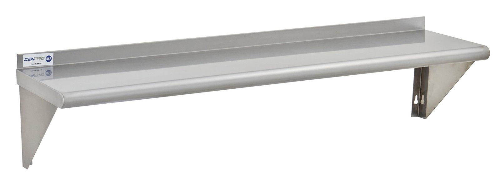 CenPro Commercial NSF Stainless Steel Wall Shelf – 48″ x 12″ 12 x 48″, Silver