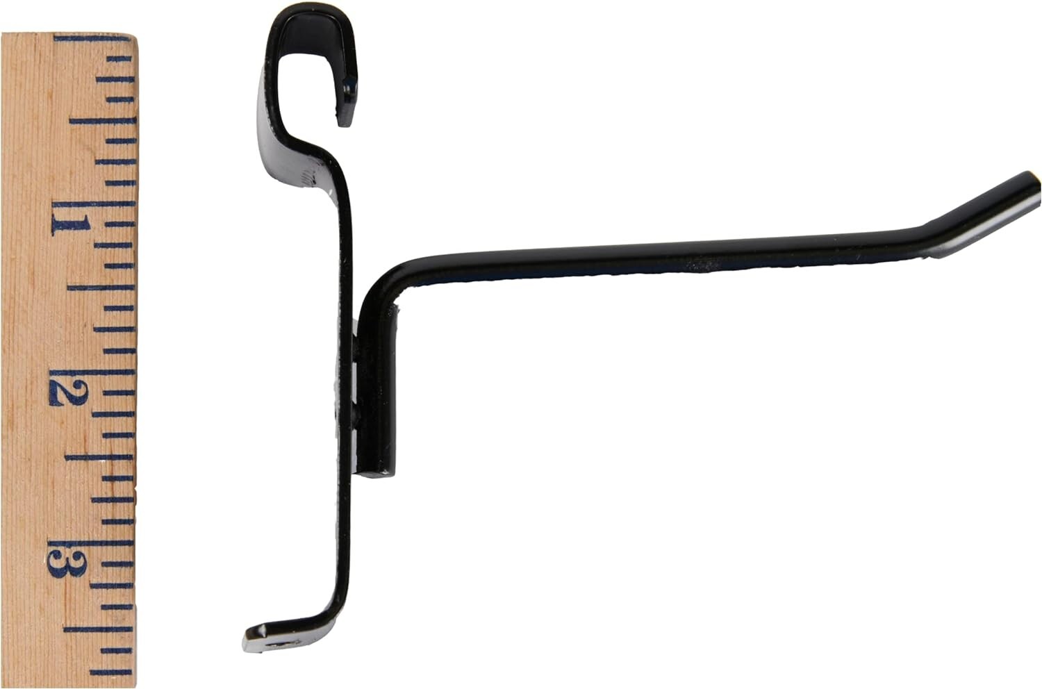 4″ Wire Slat Grid Hooks Hook Pegs Gridwall 100 Black 6mm Tubing Retail Display